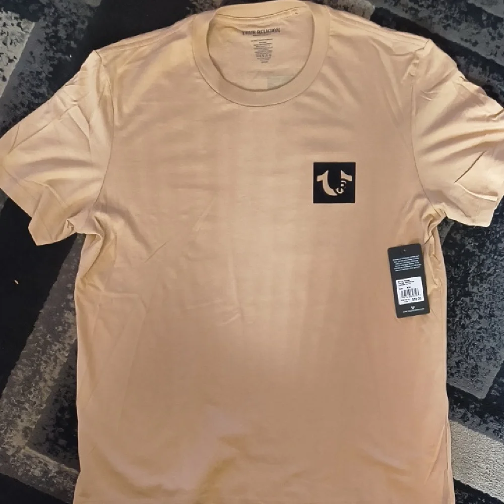 True Religion Beige Men's T-Shirt